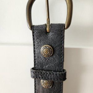 Levis black leather belt size 38
